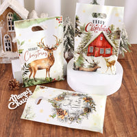 10/20/50pcs Christmas Gift Bags - Stylized Packaging Bag Holiday Christmas