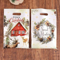 10/20/50pcs Christmas Gift Bags - Stylized Packaging Bag Holiday Christmas