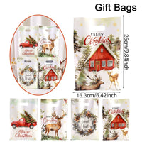 10/20/50pcs Christmas Gift Bags - Stylized Packaging Bag Holiday Christmas