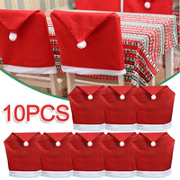 Christmas Chair Cover - Christmas Dining Party Santa Claus Decoration