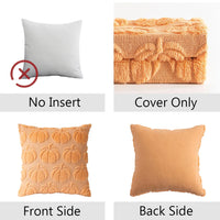 Pumpkin Throw Pillow Cover/Pillowcase Autumn Theme Beautiful and Comfy (PILLOW INSERTS NOT INCLUDED)
