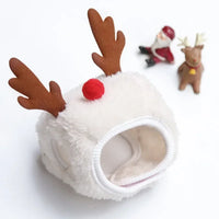 Cute Christmas-themed Pet Costumes - Saliva towel and Hats for Dogs and Cats