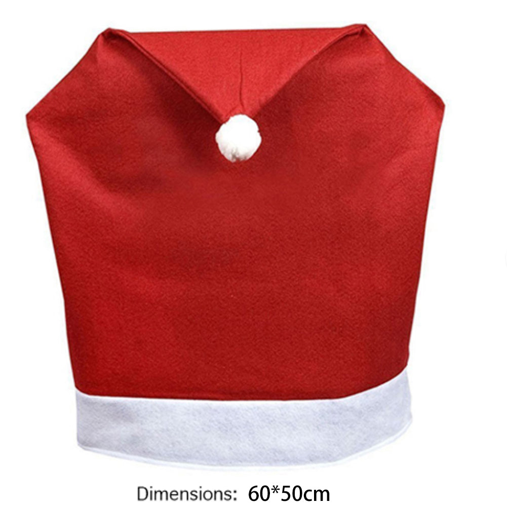 Christmas Chair Cover - Christmas Dining Party Santa Claus Decoration
