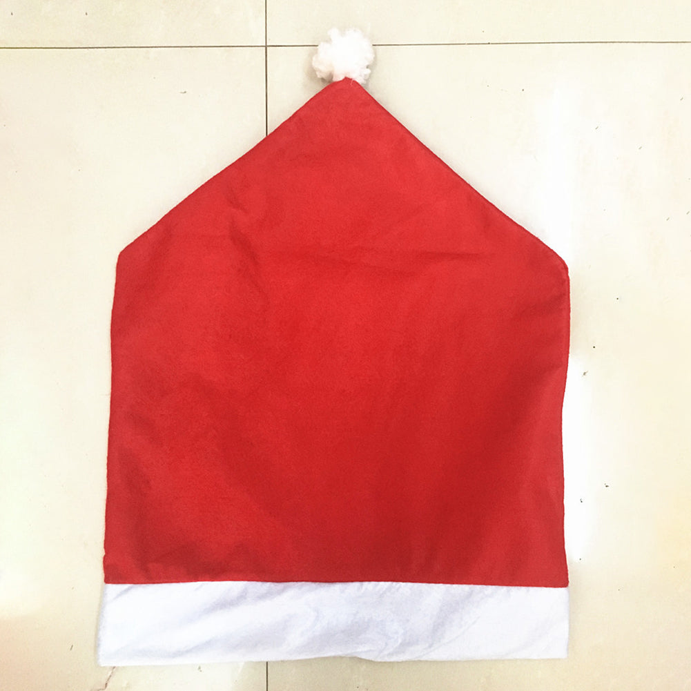 Christmas Chair Cover - Christmas Dining Party Santa Claus Decoration